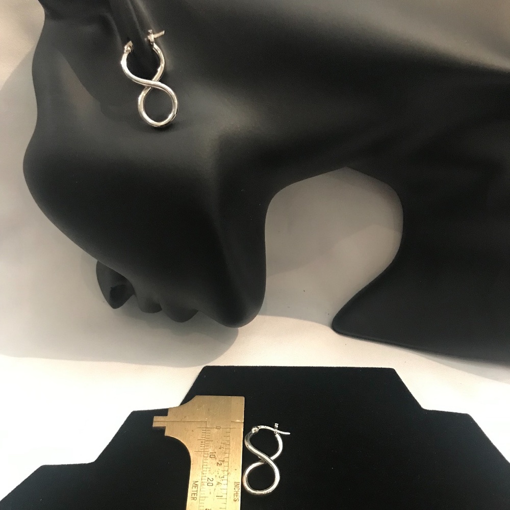 Silver earrings